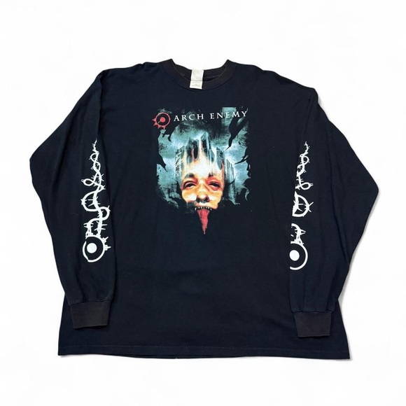 Vintage Arch enemy 4 sided long sleeve band tee metal size XXL mens - Picture 1 of 7